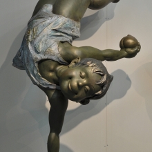 福到2011(30-14),精密脫蠟青銅,18x16x41.5cm-大美無言藝術空間