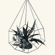 晶體溫室之三  2014  紙凹版 66x50cm-大美無言藝術空間