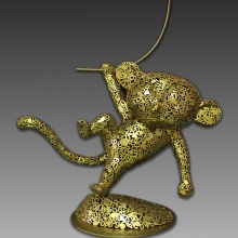 侯到 2016 不鏽鋼、金屬烤漆 85 x 45 x 90 cm-大美無言藝術空間