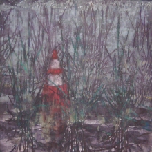 《行きます》115x115cm 2010-大美無言藝術空間