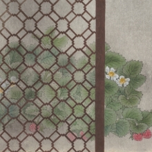 窗外 2014 絹本設色 26x45cm-大美無言藝術空間